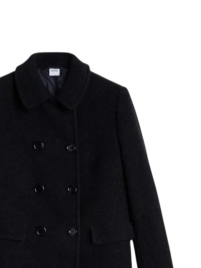 Aspesi Blue Jacket In Black