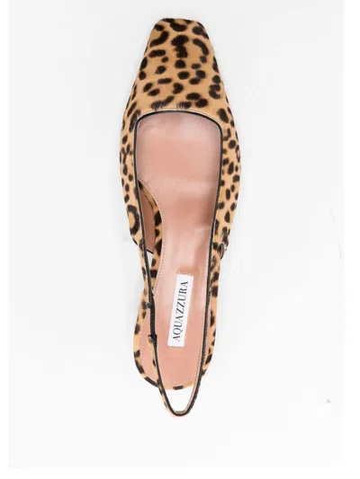 Aquazzura Décolleté New Purist Sling 50 In Multi