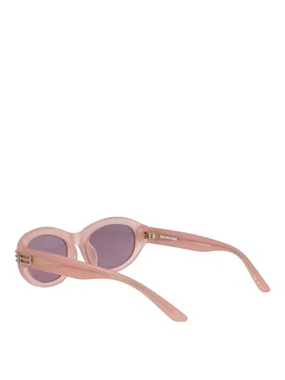 Balenciaga Round Sunglasses Bb0434 Sk 003 In Pink
