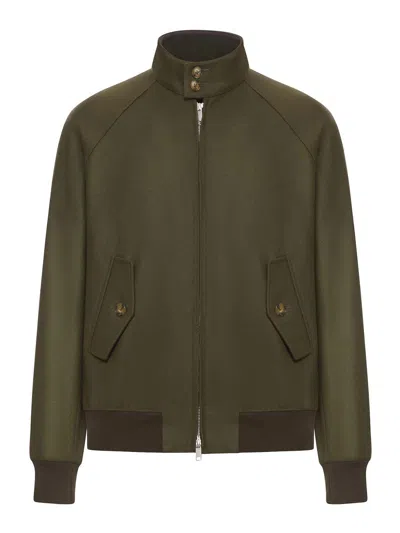 Baracuta Melton G9 Wool Jacket In Green