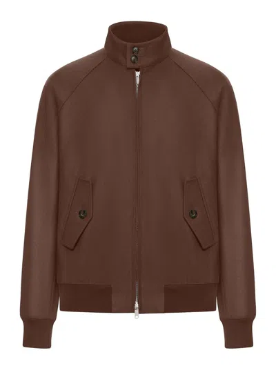 Baracuta Melton G9 Wool Jacket In Black