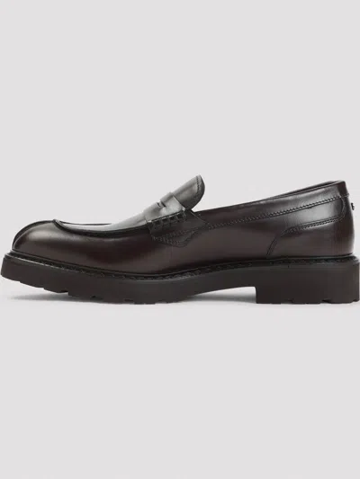 Canali College With Pennypack And Eva Sole Loafers In Brown