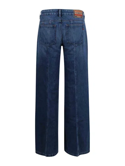 Diesel D-akii Flare Jeans In Blue
