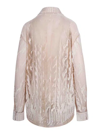 Diesel Overy Transparent Shirt In Multi