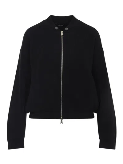 Fabiana Filippi Virgin Wool Jacket In Black