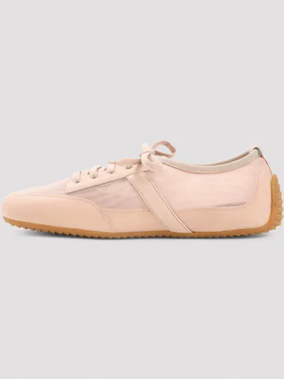 Givenchy Pink Sneaker With Logo Lettering On The Side In Fabric Woman In Pink