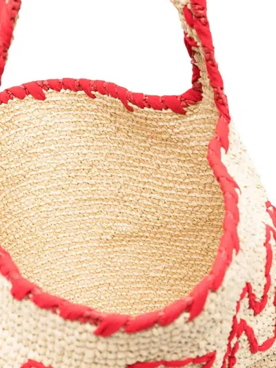Marni Borsa A Spalla Nassa Piccola In Rafia Donna In Sand
