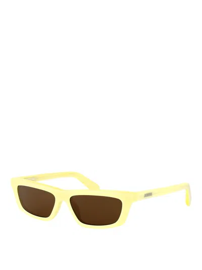 Jacquemus Rectangular Sunglasses In Multi