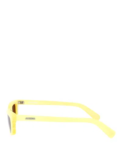 Jacquemus Rectangular Sunglasses In Multi