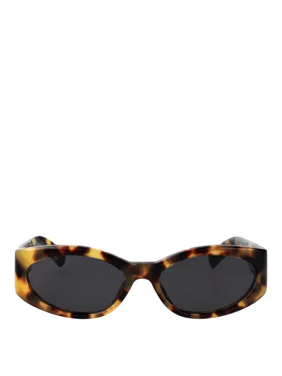 Jacquemus Ovalo Sunglasses In Brown
