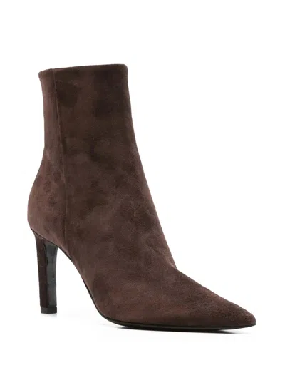 Jimmy Choo 90mm Franki Suede Boots In Multi