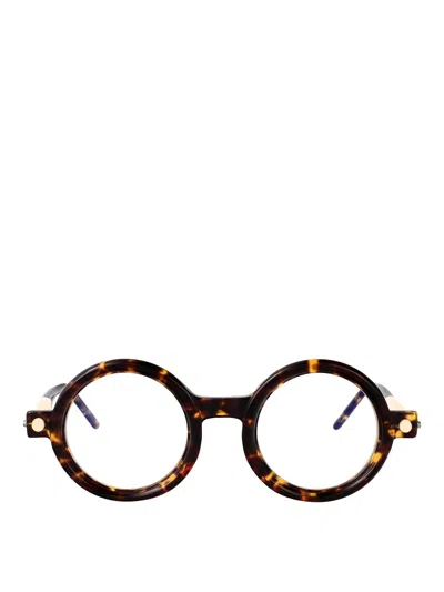 Kuboraum Runde Sonnenbrille In Schildpattoptik In Brown