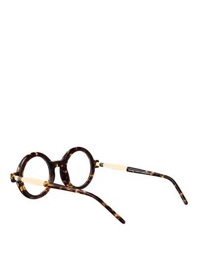 Kuboraum Runde Sonnenbrille In Schildpattoptik In Brown