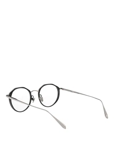 Linda Farrow Geometric Frame Plain Mirror In Black