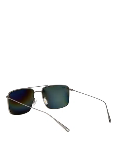 Maui Jim Grey Matte Titanium Titanium Sunglasses In Gray