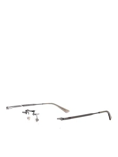 Montblanc Ruthenium-ruthenium-transparent Metal Glasses In Metallic