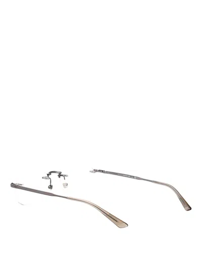 Montblanc Ruthenium-ruthenium-transparent Metal Glasses In Metallic