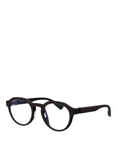 Mykita 346 Indigo Clear Acetate Glasses In Black