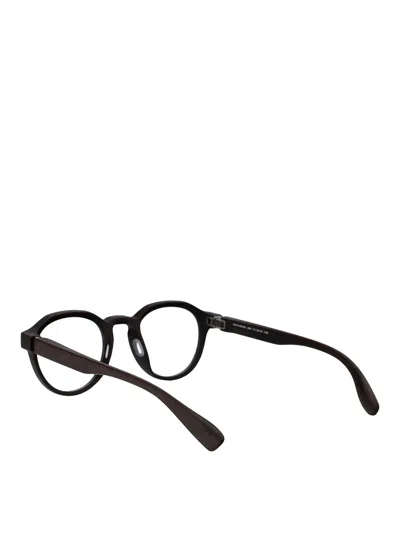 Mykita 346 Indigo Clear Acetate Glasses In Black