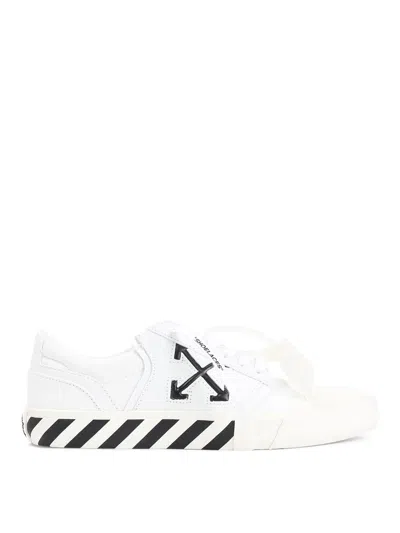 Off-white Low-top Sneakers With Graphic Arrow Detailing In Multi
