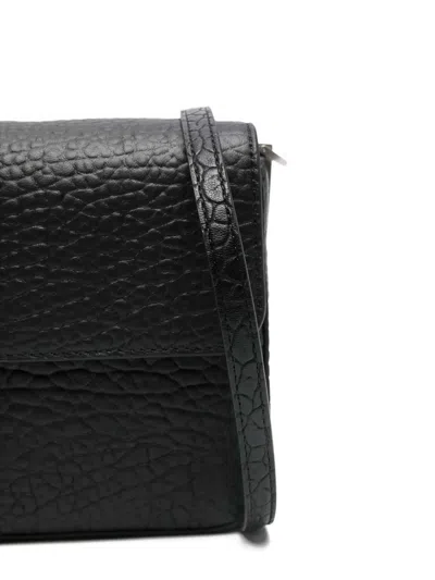 Pinko Edium Classic Love Slouchy Leather Bag In Black