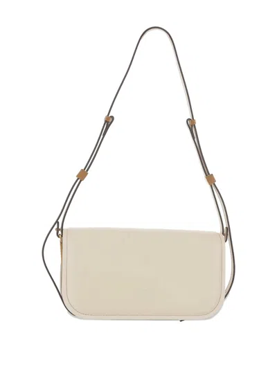 Pinko Love Bag Box Shoulder Bag In Nappa Leather In White