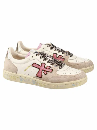 Premiata Sneakers Beige In Neutral