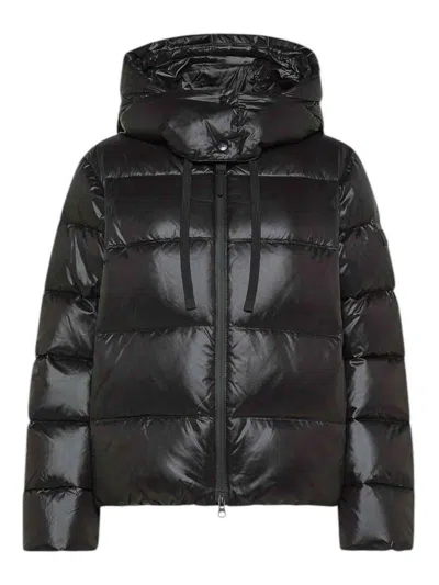 Peuterey Black Polyamide Jackets & Coat In Multi