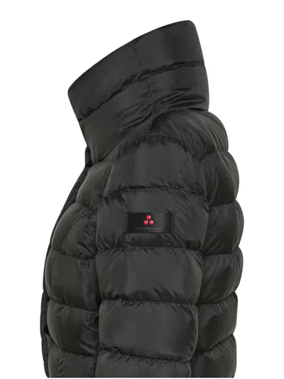 Peuterey Flagstaff Mqn 03 Funnel-neck Quilted Jacket In Black
