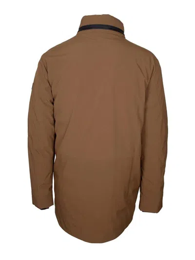 Peuterey Peebles Parka Jacket Khaki Colour In Brown