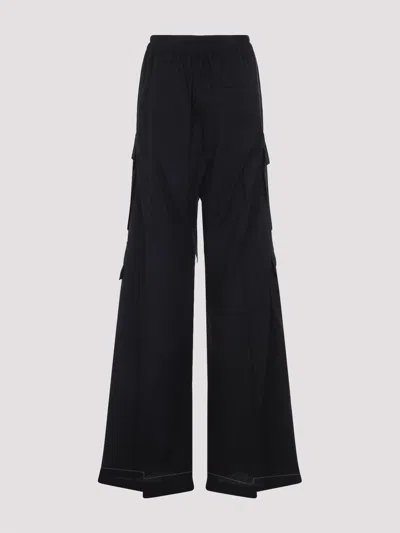 Rick Owens Wide-leg Trousers With Flap Pockets In Black