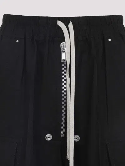 Rick Owens Wide-leg Trousers With Flap Pockets In Black