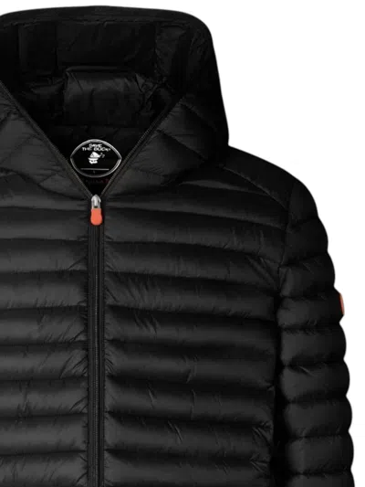 Save The Duck Devon Nylon Down Jacket In Black