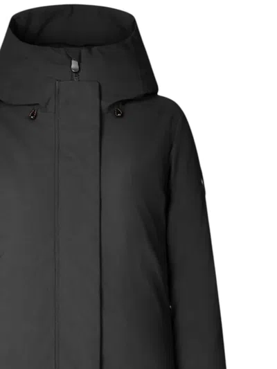 Save The Duck Abrigo Midi - Negro In Black