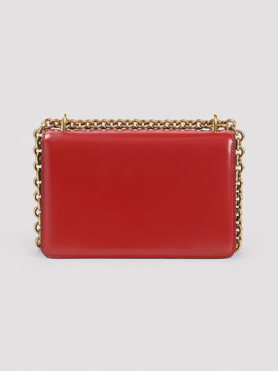 Valentino Garavani Garavani Vain Small Shoulder Bag In Shiny Calfskin Woman Rosso Valentino Uni