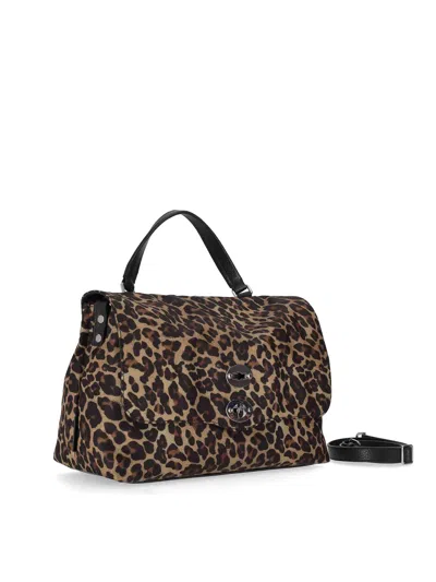 Zanellato Tokyo Animalier Remo Postina Bag In Black