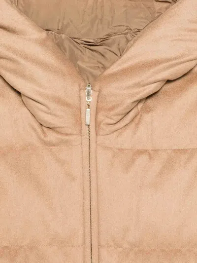 Max Mara The Cube Outerwears In Brown