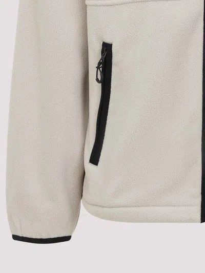 Carhartt Fleece Jacket With Adjustable Hood And Zippered Pockets In Gray