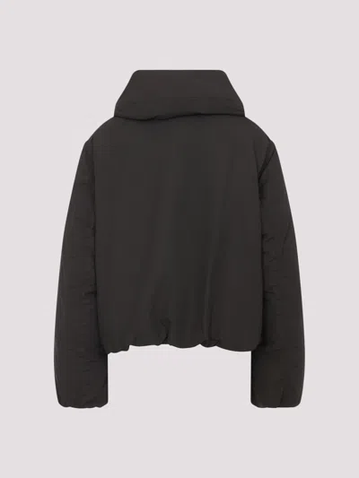 Lemaire Women Brown Water-repellent Puffer Blouson In Brown