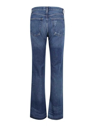 Agolde Jeans Kick Boot In Blue