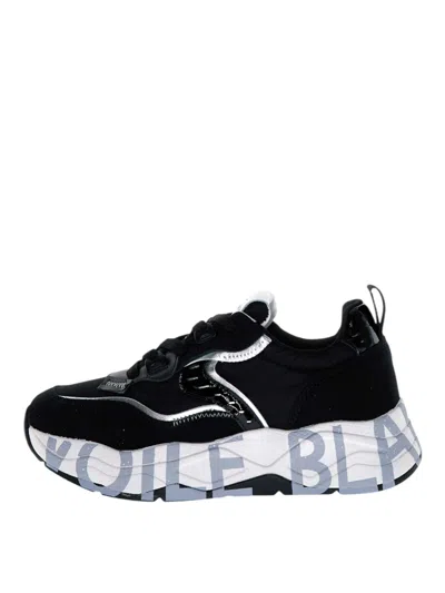 Voile Blanche Sneakers Nero In Animal Print