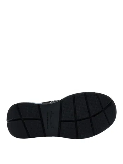 Voile Blanche Sneakers Nero In Animal Print