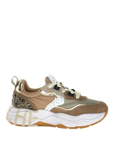 Voile Blanche Sneakers Marrone In Multi
