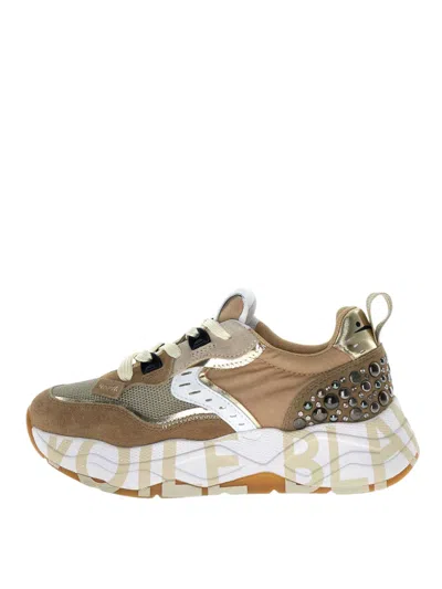 Voile Blanche Sneakers Marrone In Multi