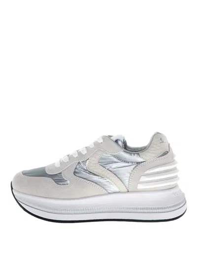 Voile Blanche Sneakers Argento In Multi