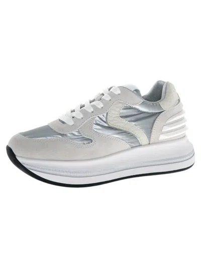 Voile Blanche Sneakers Argento In Multi
