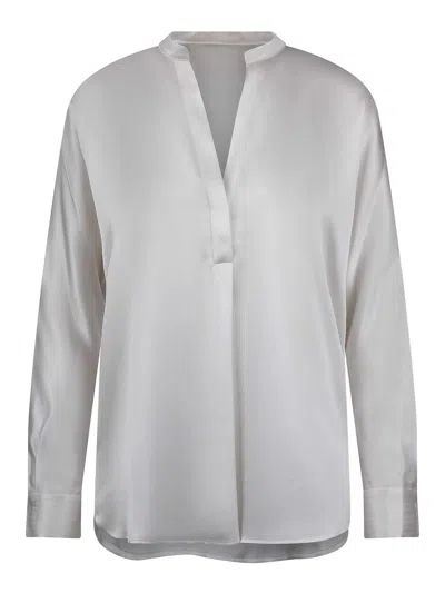 Vince Blouse With V -neck In White