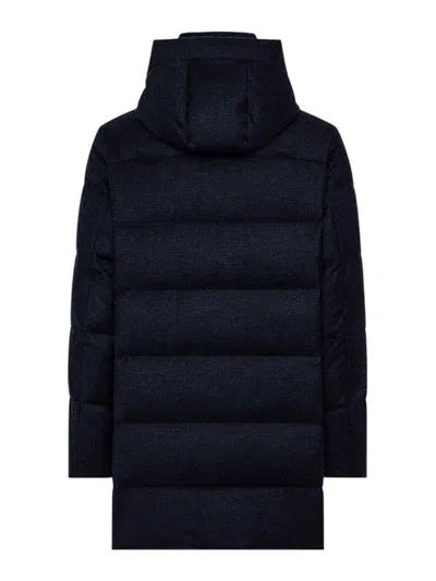 Duno Black Jacket In Blue