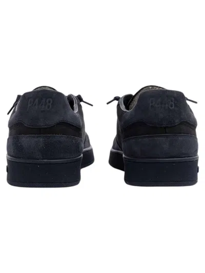 P448 Sneakers Blu In Animal Print