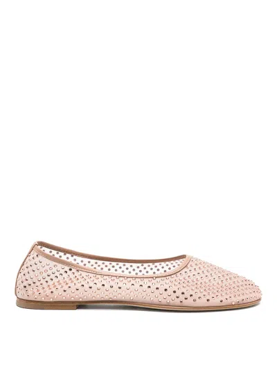 Dear Frances Balla Ballet Flats In Pink